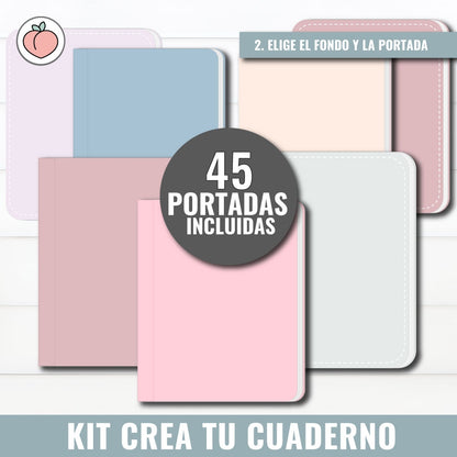 KIT CREA TU CUADERNO DIGITAL HARDPEACH