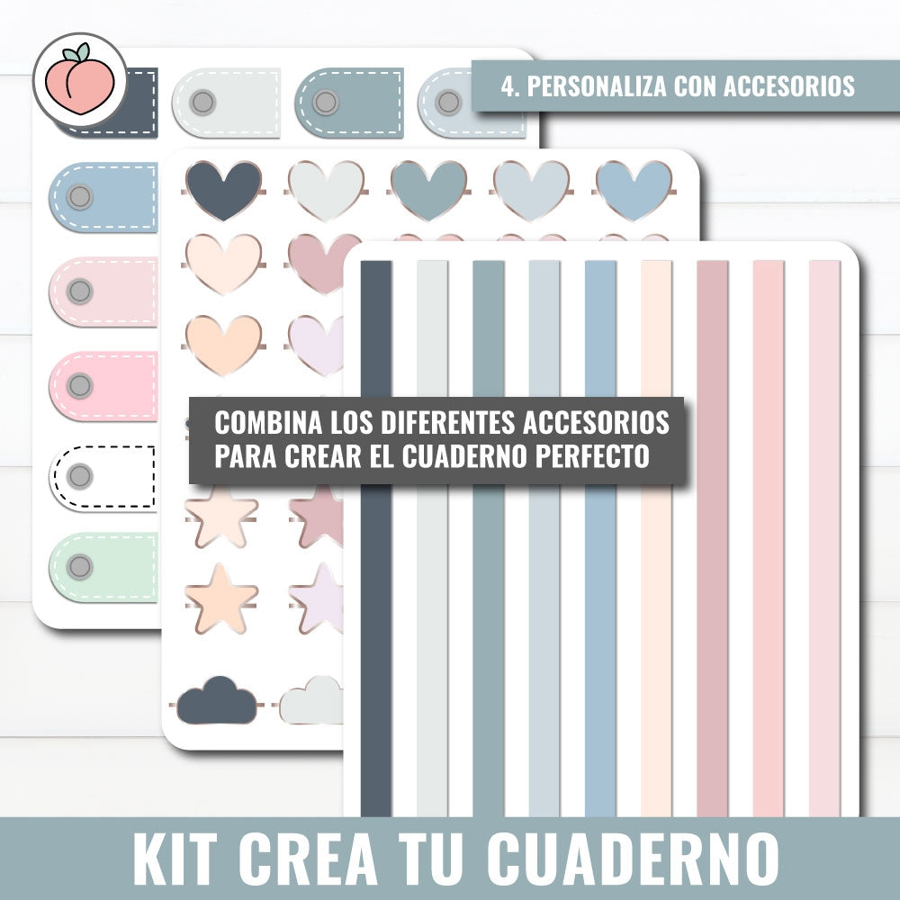 KIT CREA TU CUADERNO DIGITAL HARDPEACH