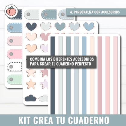 KIT CREA TU CUADERNO DIGITAL HARDPEACH