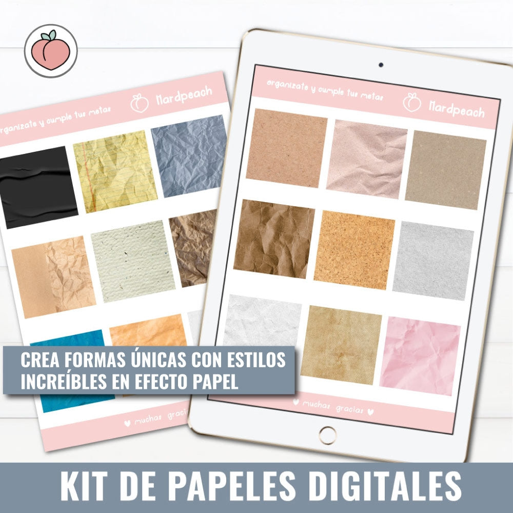 PAPER EFFECT STICKERS | DIGITAL STICKERS