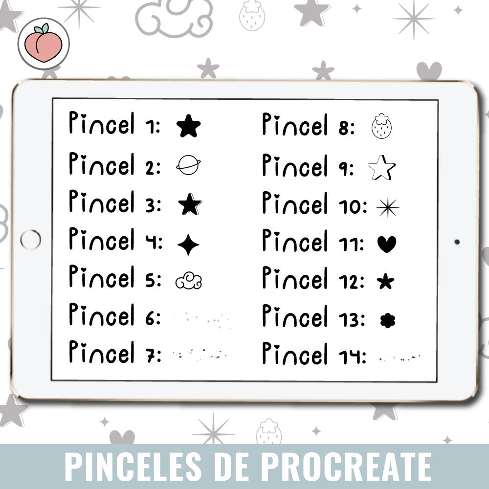 PINCELES PARA PROCREATE