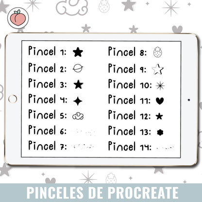 PINCELES PARA PROCREATE