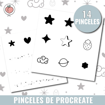 PINCELES PARA PROCREATE