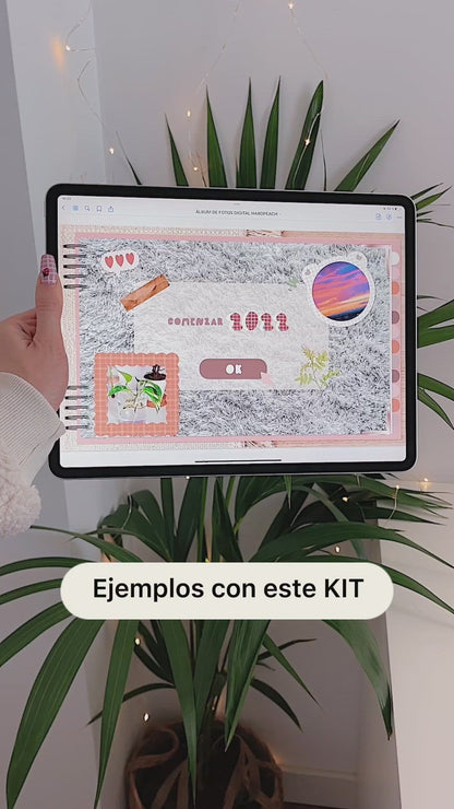 ÁLBUM DE FOTOS DIGITAL CON STICKERS INCLUIDOS