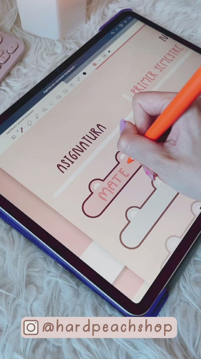 DIGITAL PLANNER UNDATED | DAY PER PAGE - Spanish version