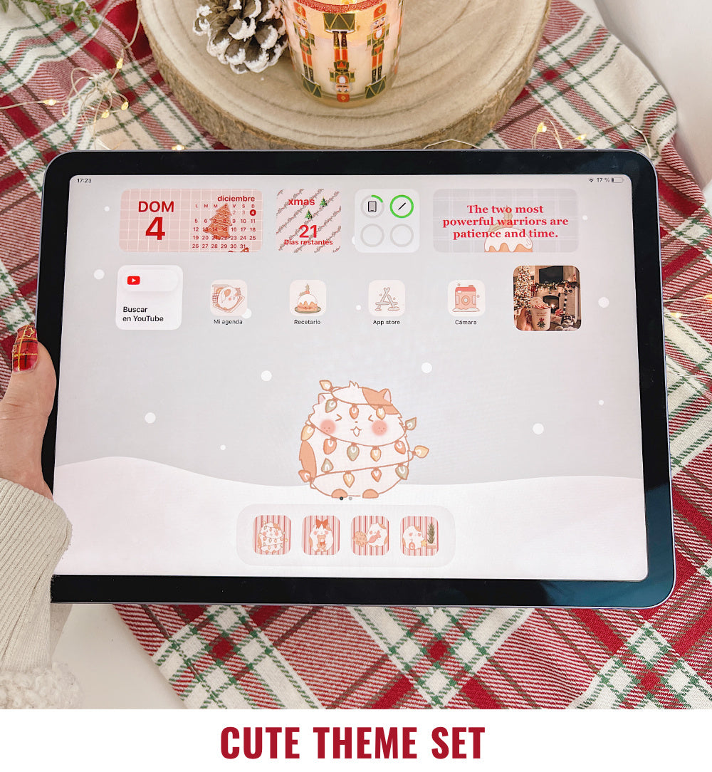 CUTE THEME SET: WALLPAPERS + ICONS PACK