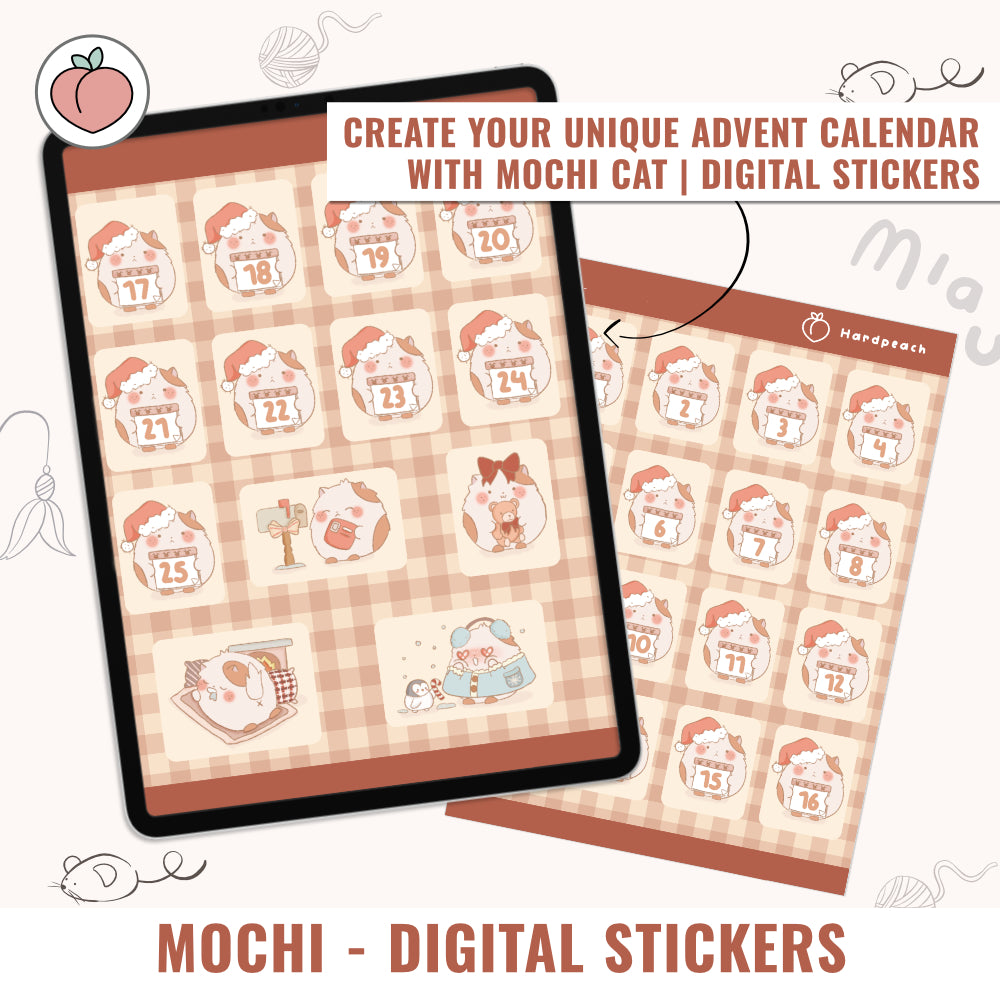 MAKE YOUR CHRISTMAS TREE | DIGITAL STICKERS