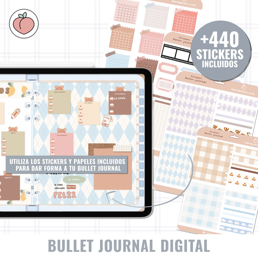 BULLET JOURNAL DIGITAL - EDICIÓN SEA GLASS | CREA TU AGENDA DIGITAL, PLANIFICADOR DIGITAL... CURSO Y STICKERS INCLUIDOS