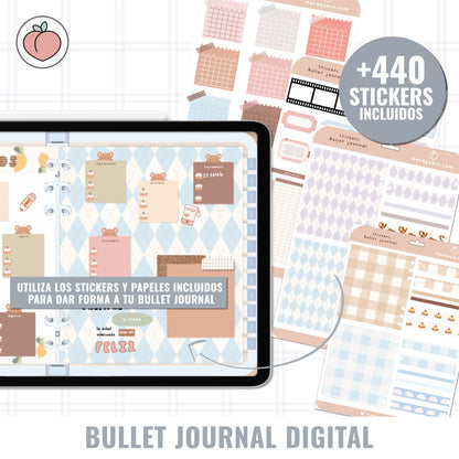 BULLET JOURNAL DIGITAL - EDICIÓN SEA GLASS | CREA TU AGENDA DIGITAL, PLANIFICADOR DIGITAL... CURSO Y STICKERS INCLUIDOS