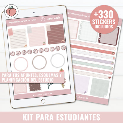 KIT DE STICKERS PARA ESTUDIANTES | PEGATINAS DIGITALES