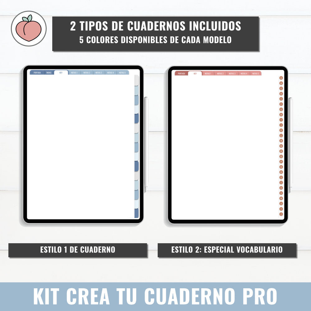 KIT CREA TU CUADERNO DIGITAL PRO