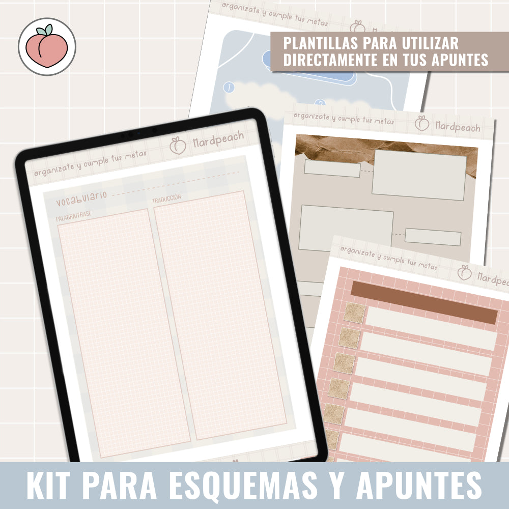 KIT DE STICKERS PARA ESTUDIANTES | ESQUEMAS Y APUNTES