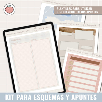 KIT DE STICKERS PARA ESTUDIANTES | ESQUEMAS Y APUNTES