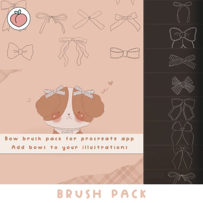 KAWAII BOW BRUSH PACK FOR PROCREATE