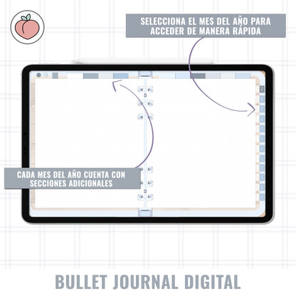 BULLET JOURNAL DIGITAL - EDICIÓN SEA GLASS | CREA TU AGENDA DIGITAL, PLANIFICADOR DIGITAL... CURSO Y STICKERS INCLUIDOS