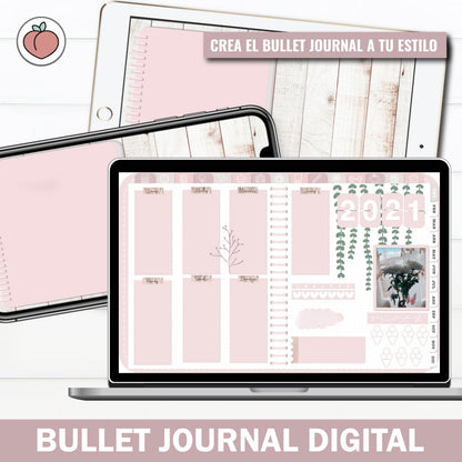 BULLET JOURNAL - EDICIÓN PERLA  | CREA TU AGENDA DIGITAL, PLANIFICADOR DIGITAL...