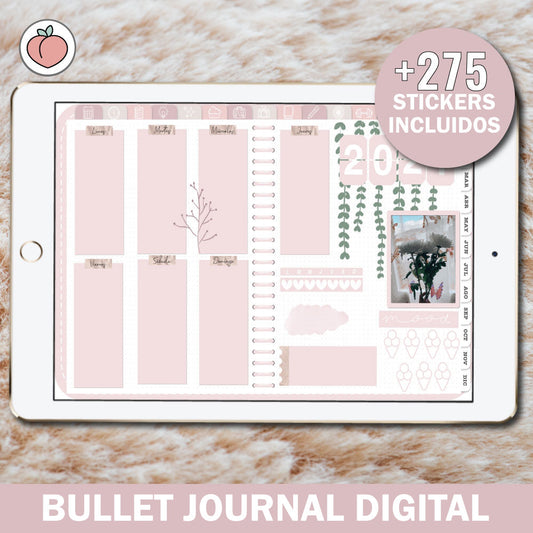 BULLET JOURNAL - EDICIÓN PERLA  | CREA TU AGENDA DIGITAL, PLANIFICADOR DIGITAL...