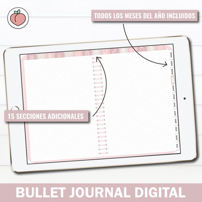 BULLET JOURNAL - EDICIÓN PERLA  | CREA TU AGENDA DIGITAL, PLANIFICADOR DIGITAL...