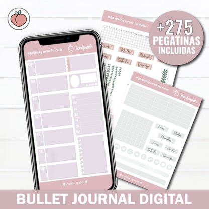 BULLET JOURNAL - EDICIÓN PERLA  | CREA TU AGENDA DIGITAL, PLANIFICADOR DIGITAL...