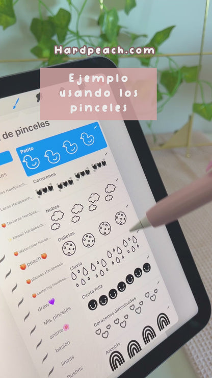 PINCELES DE SELLOS PARA PROCREATE. Perfectos para ilustraciones y proyectos creativos