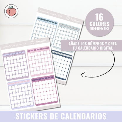 STICKERS DE CALENDARIOS