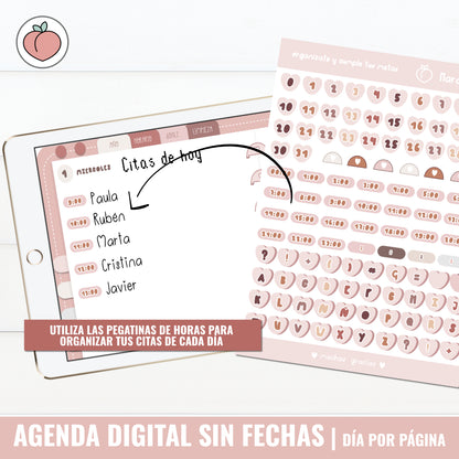 DIGITAL PLANNER UNDATED | DAY PER PAGE - Spanish version