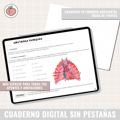 CUADERNO DIGITAL HORIZONTAL SIN PESTAÑAS | HOJAS DE PUNTOS