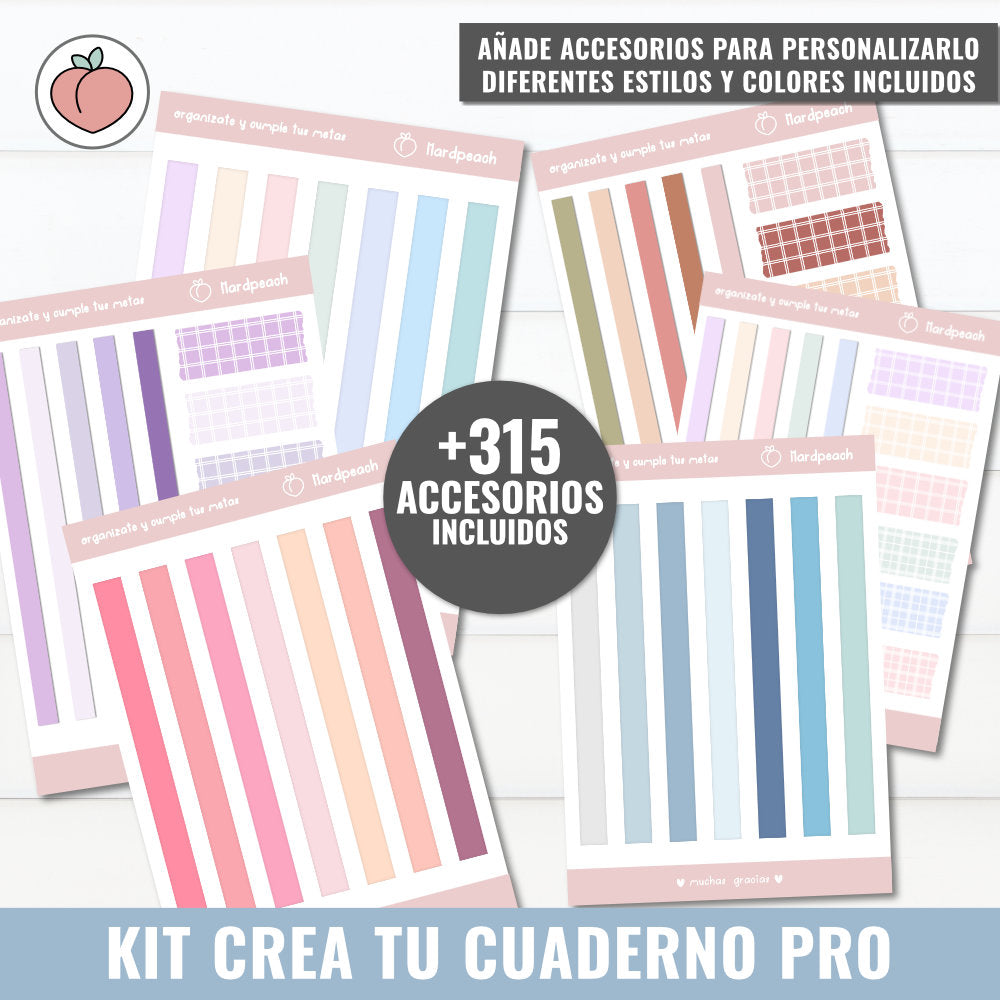 KIT CREA TU CUADERNO DIGITAL PRO