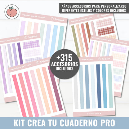 KIT CREA TU CUADERNO DIGITAL PRO