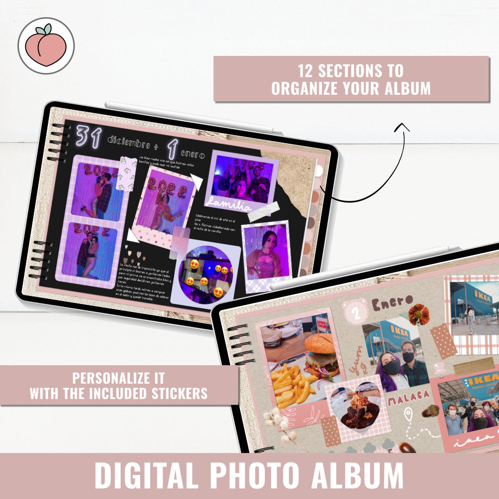 DIGITAL PHOTO ALBUM + STICKERS