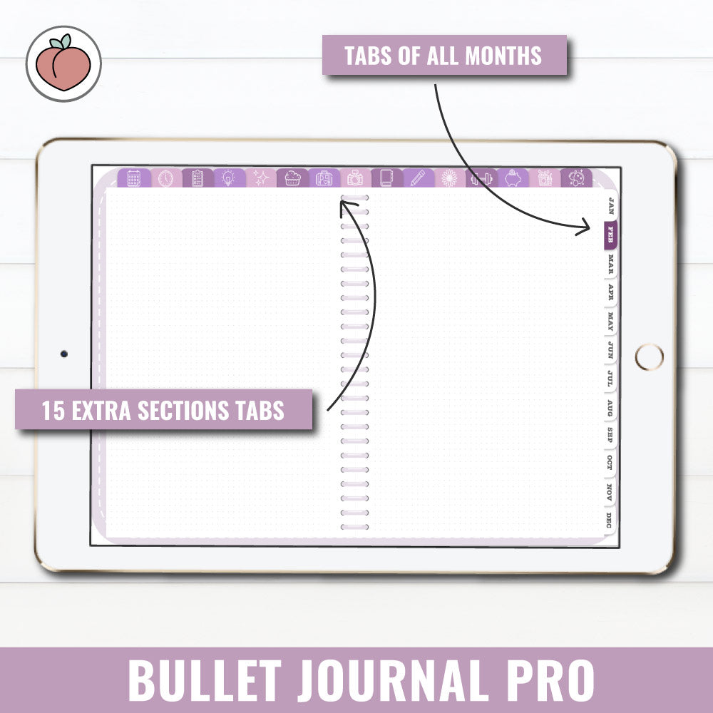 DIGITAL BULLET JOURNAL PRO | VIOLET EDITION
