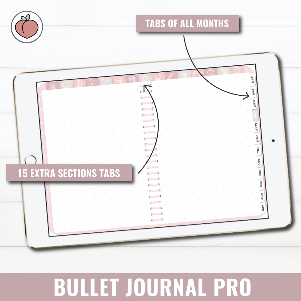 DIGITAL BULLET JOURNAL PRO | PEARL EDITION - Versión en inglés