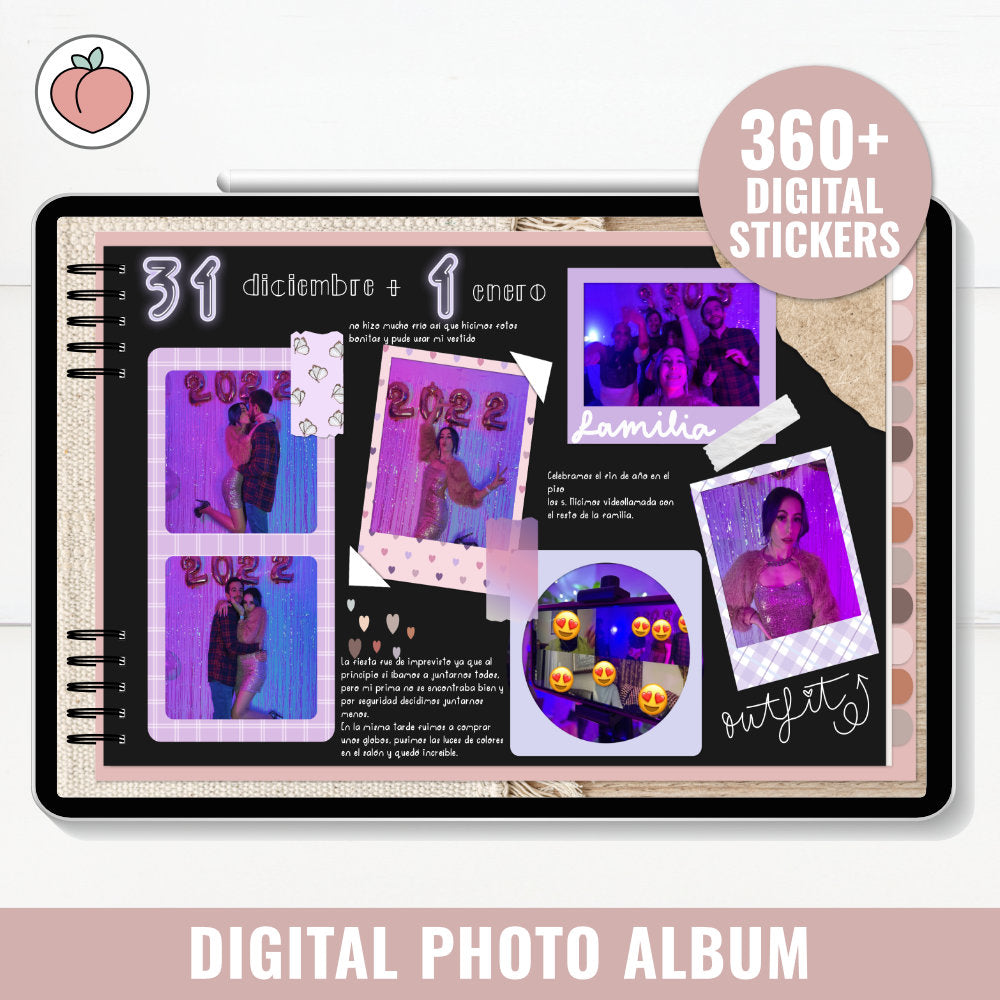 DIGITAL PHOTO ALBUM + STICKERS