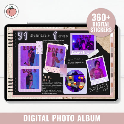 DIGITAL PHOTO ALBUM + STICKERS