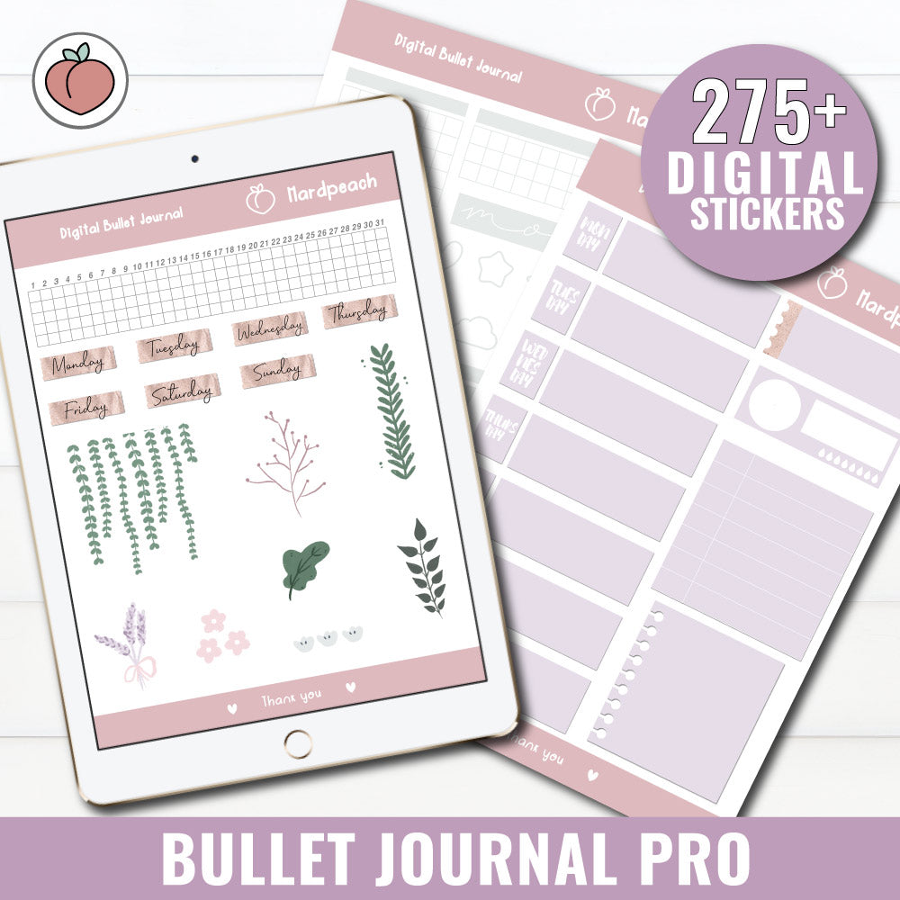 DIGITAL BULLET JOURNAL PRO | VIOLET EDITION