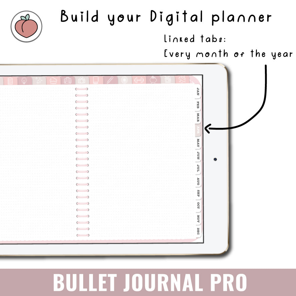 DIGITAL BULLET JOURNAL PRO | PEARL EDITION - Versión en inglés