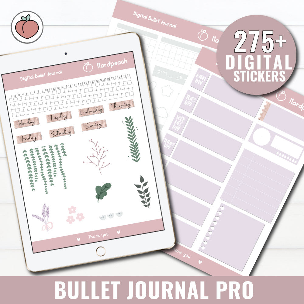 DIGITAL BULLET JOURNAL PRO | PEARL EDITION - Versión en inglés