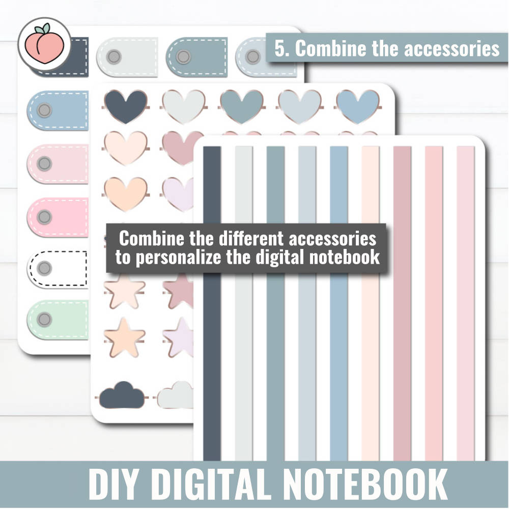 DIY DIGITAL NOTEBOOK PACK - Versión en inglés