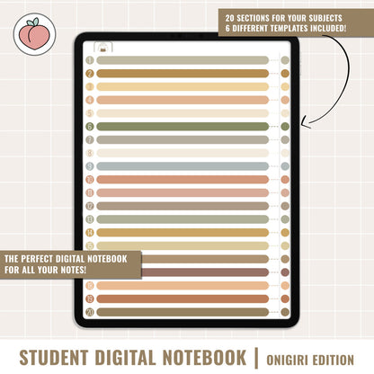 STUDENT DIGITAL NOTEBOOK | ONIGIRI EDITION