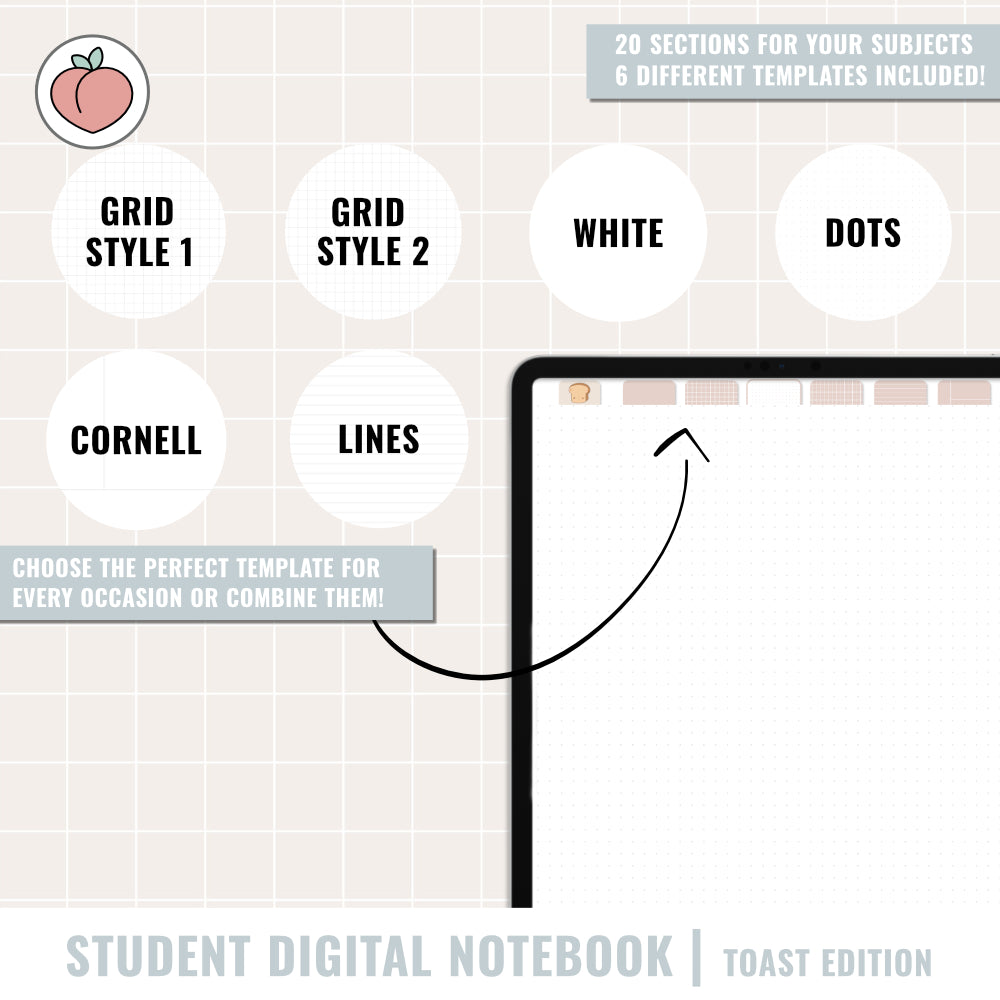 STUDENT DIGITAL NOTEBOOK | TOAST EDITION