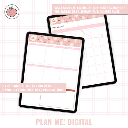 VERTICAL PLANNER WITHOUT DATES - KAWAII DREAM | Spanish version