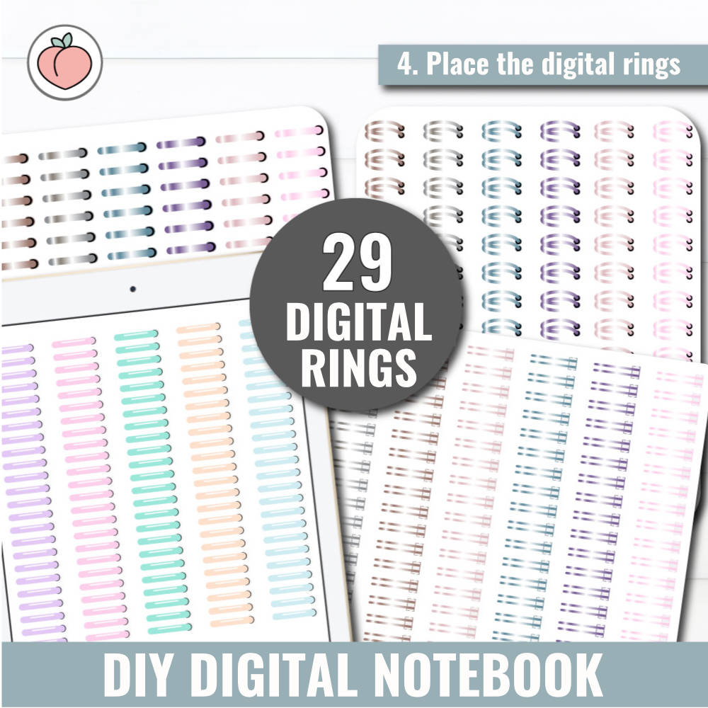 DIY DIGITAL NOTEBOOK PACK - Versión en inglés