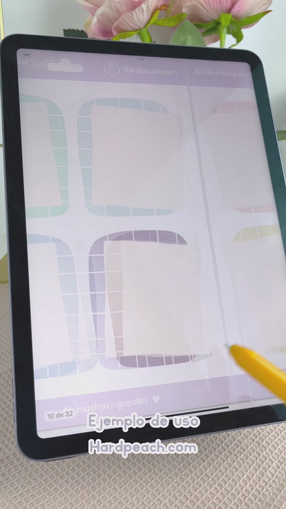 KIT PARA ESTUDIANTES Y APUNTES PERFECTOS: Colección de stickers digitales para planificar y mejorar tus apuntes y anotaciones