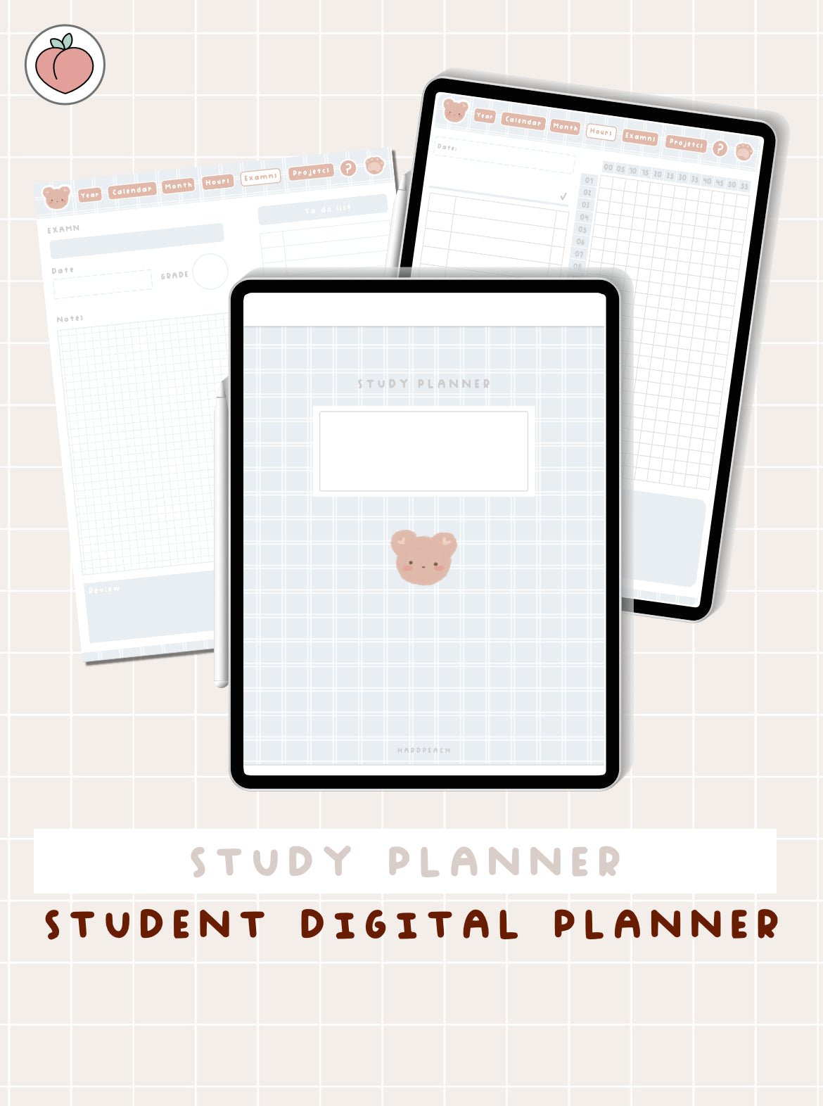STUDENT DIGITAL PLANNER | STUDY PLANNER
