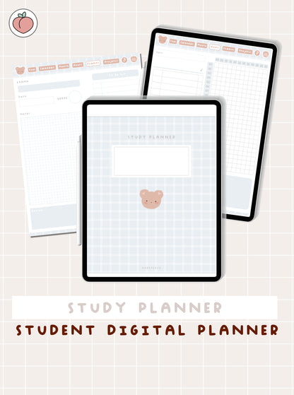 STUDENT DIGITAL PLANNER | STUDY PLANNER