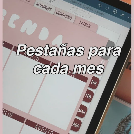 Teacher planner digital en español para docentes