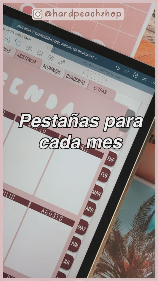 Teacher planner digital en español para docentes