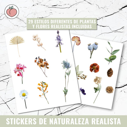 REALISTIC NATURE | DIGITAL STICKERS