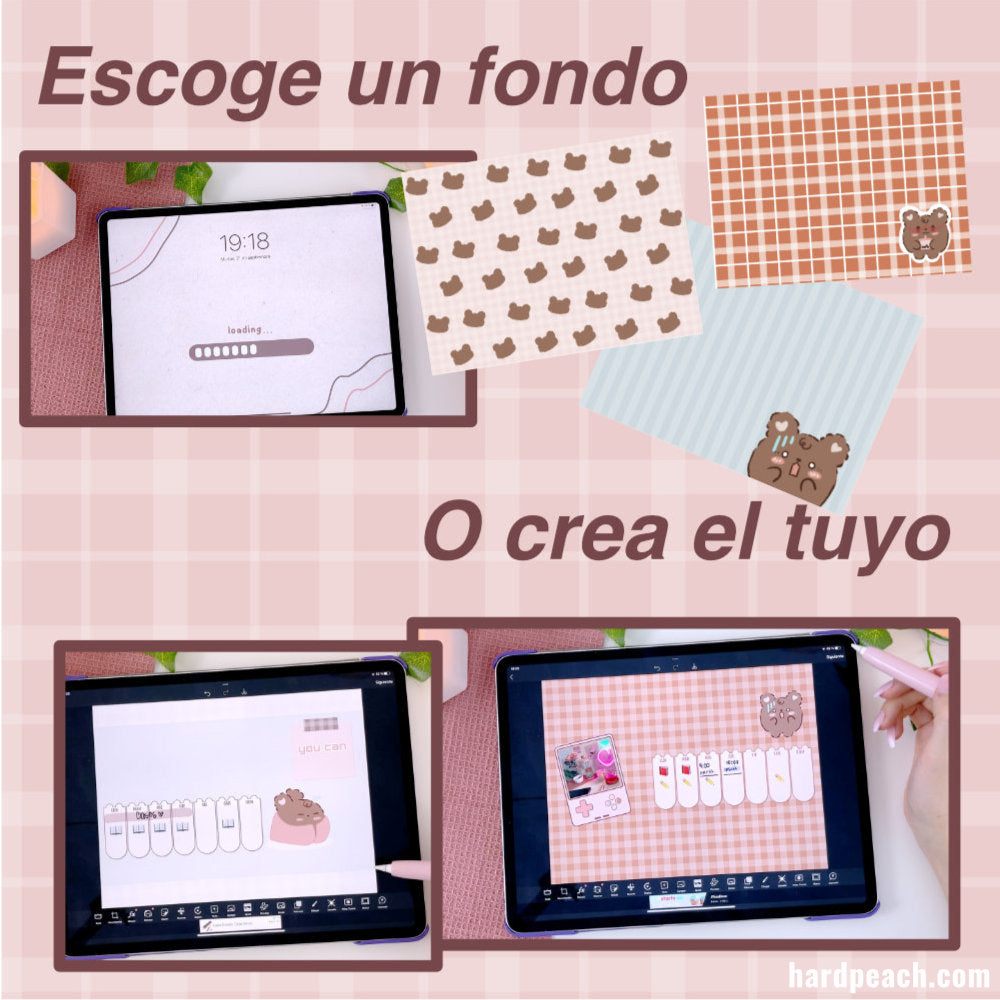 KIT DE PERSONALIZACIÓN PRO OSITO PEACHY | FONDOS, ICONOS DE APPS, WIDGETS Y RECURSOS EXTRA