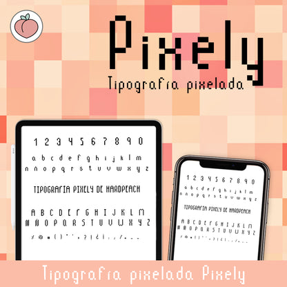 TIPOGRAFÍA PIXELY | ESTILO PÍXEL PARA TUS APUNTES, BULLET JOURNAL Y TÍTULOS
